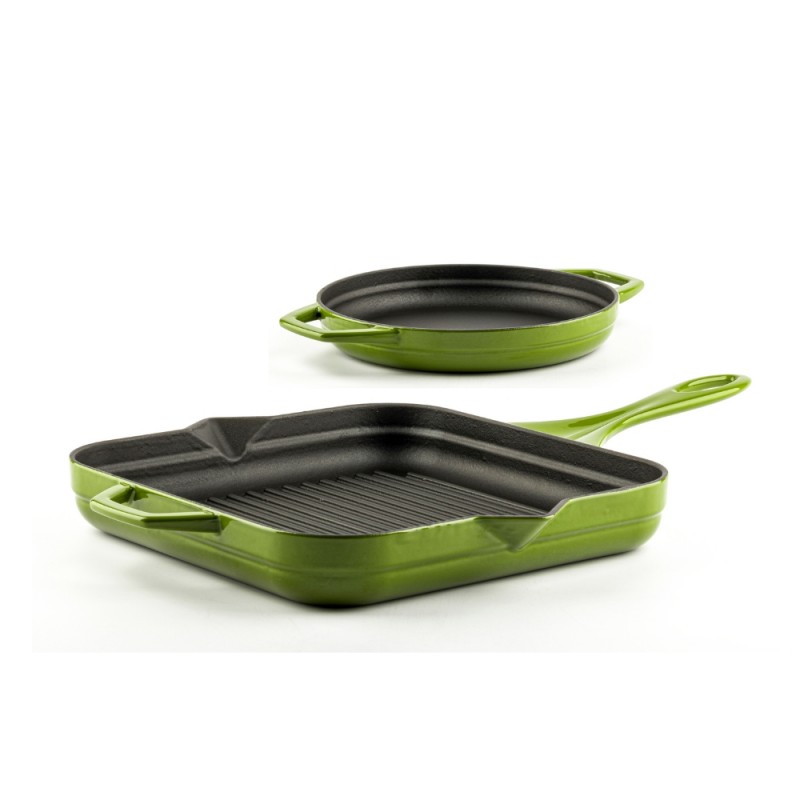 Cast iron pan set of 2 parts Hosse, Bamboo - All products