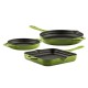 Cast iron pan set of 3 parts Hosse, Bamboo | Cast iron pan set |  |