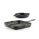 Cast iron pan set of 2 parts Hosse, Black Onyx | Cast iron pan set |  |