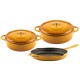 Cast iron pan set of 3 parts Hosse, Dijon | Cast iron pan set |  |