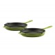 Cast iron pan set of 2 parts Hosse, Bamboo | Cast iron pan set |  |