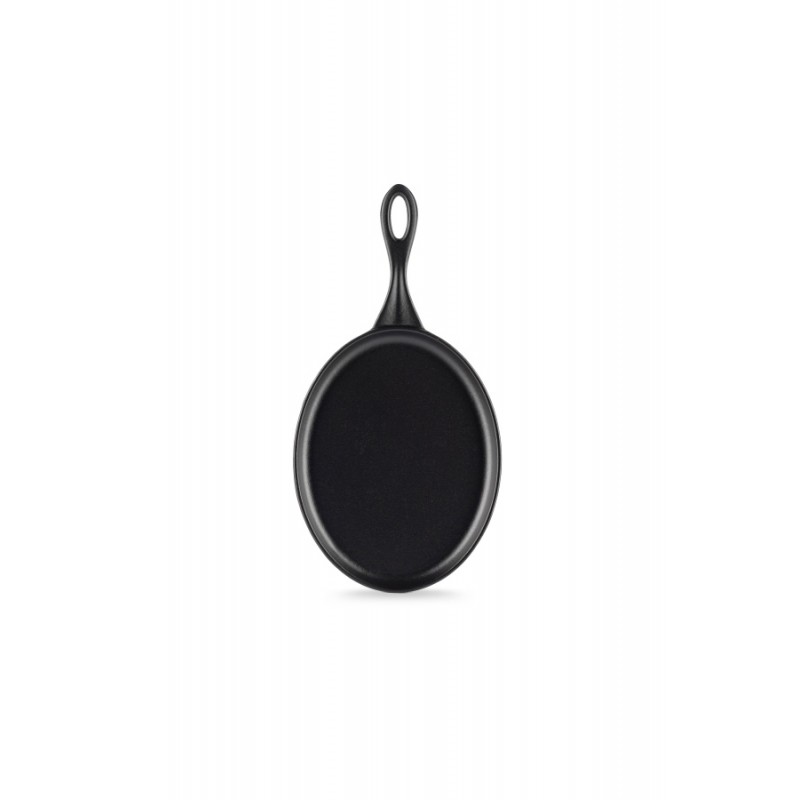 Cast iron pan oval Hosse, 18x25cm | Flat cast iron pan | Cast iron pan |