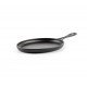 Cast iron pan oval Hosse, 18x25cm | Flat cast iron pan | Cast iron pan |