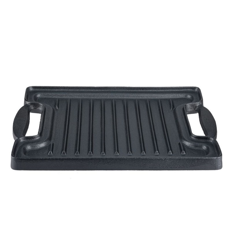 Double-sided cast iron grill plate, 36x25 cm - Product Comparison