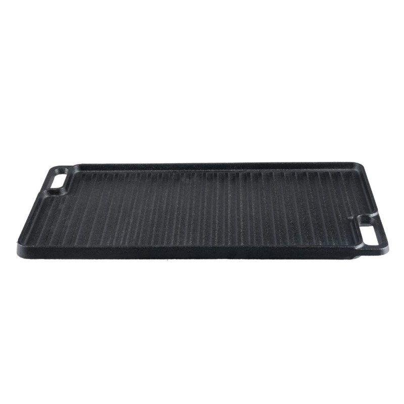 Double-sided cast iron grill plate, 46x26 cm - Product Comparison