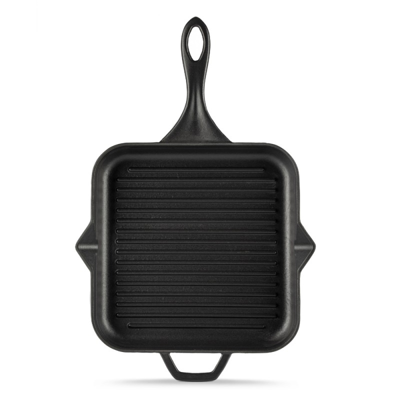 Cast iron pan set of 2 parts Hosse, Black Onyx - Cast iron pan set