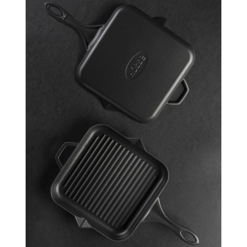 Cast iron pan set of 3 parts Hosse, Black Onyx | Cast iron pan set |  |