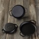 Cast iron pan set of 3 parts Hosse, Black Onyx | Cast iron pan set |  |