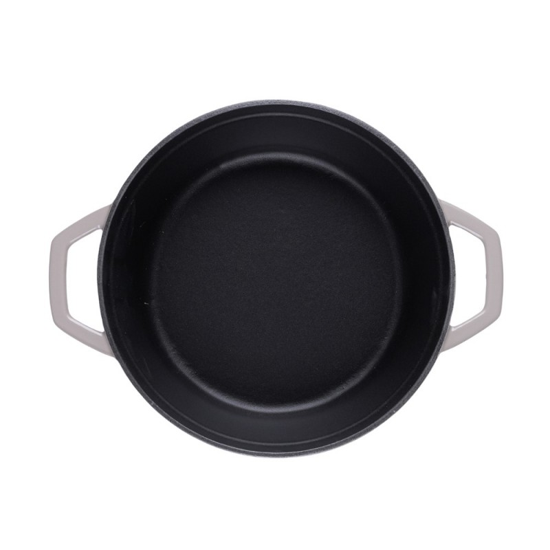 Cast iron deep pot Hosse, Ivory, Ф28 | Cast iron pot Cast iron deep pot Hosse, Ivory, Ф28 | Cast iron pot | |