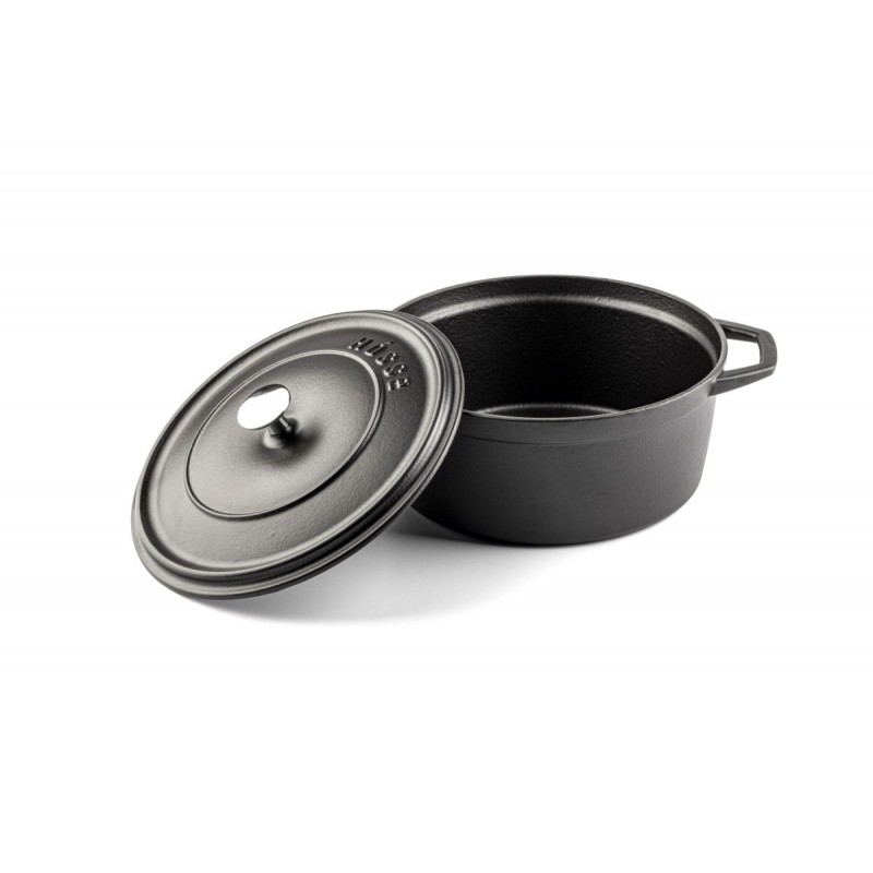 Cast iron deep pot Hosse, Black Onyx, Ф24 | Cast iron pot |  |