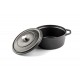 Cast iron deep pot Hosse, Black Onyx, Ф24 | Cast iron pot |  |