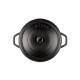 Cast iron deep pot Hosse, Black Onyx, Ф28 | Cast iron pot |  |