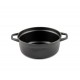 Cast iron deep pot Hosse, Black Onyx, Ф20 | Cast iron pot |  |