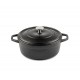 Cast iron deep pot Hosse, Black Onyx, Ф20 | Cast iron pot |  |