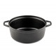 Cast iron deep pot Hosse, Black Onyx, Ф28 | Cast iron pot |  |