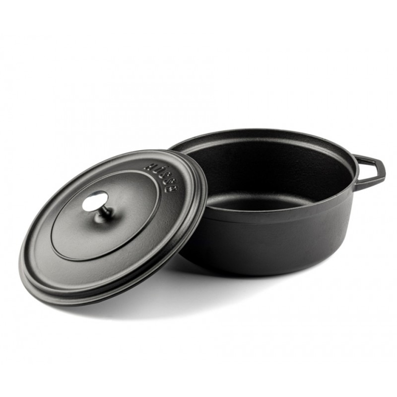 Cast iron deep pot Hosse, Black Onyx, Ф28 | Cast iron pot |  |