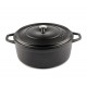 Cast iron deep pot Hosse, Black Onyx, Ф28 | Cast iron pot |  |