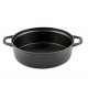 Cast iron shallow pot Hosse, Black Onyx, Ф28 | Cast iron pot |  |