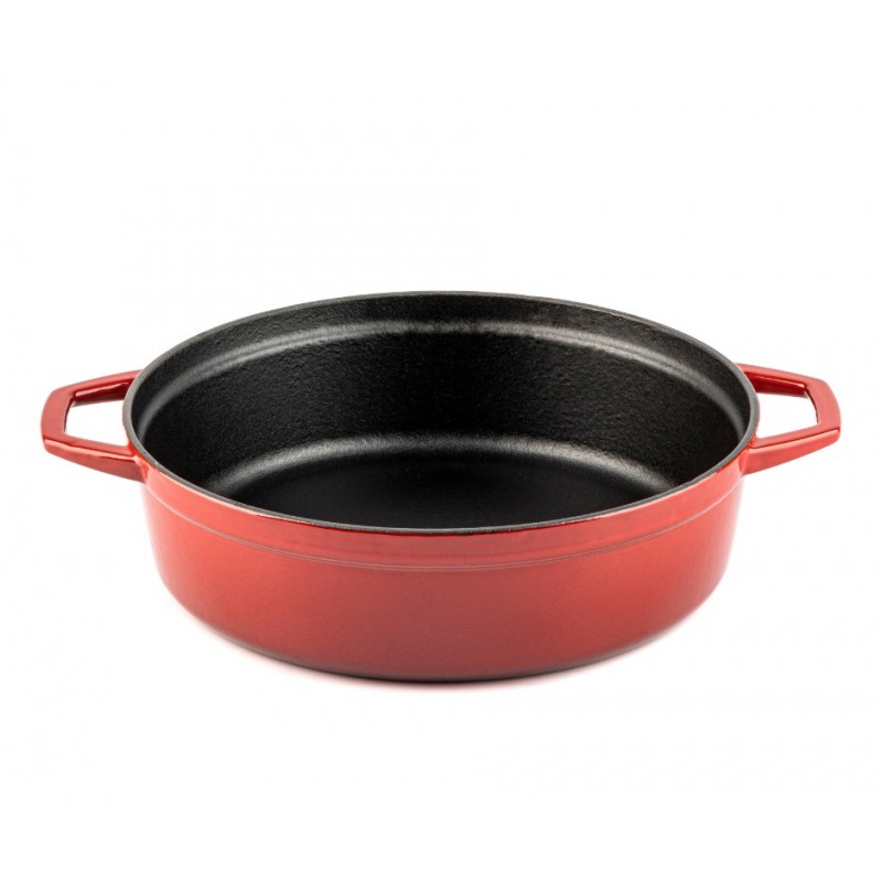 Cast iron shallow pot Hosse, Rubin, Ф28 - Cast iron pot