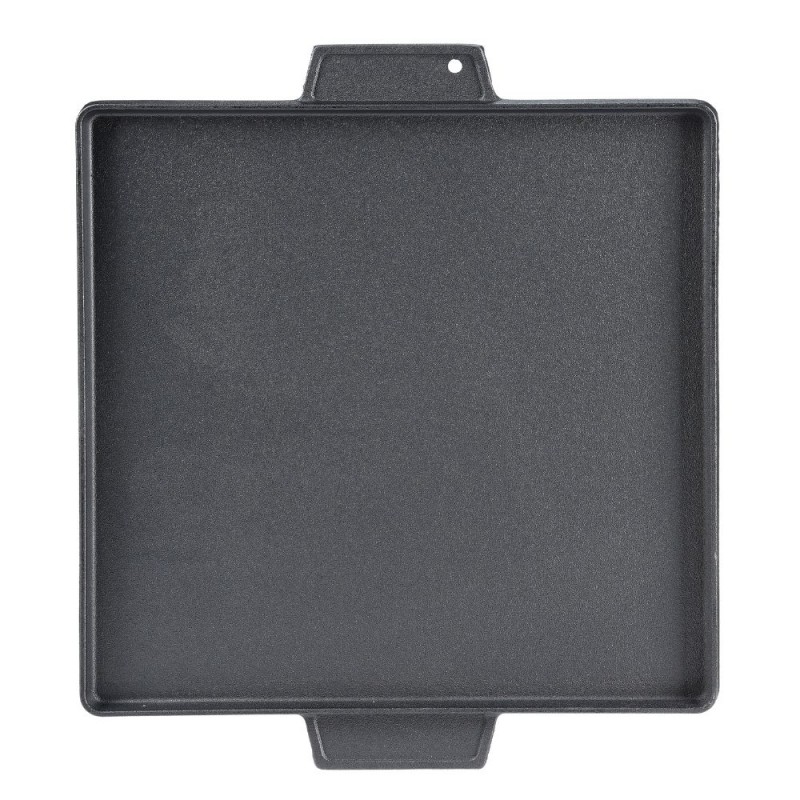 Double-sided cast iron grill plate, 38x38 cm | Cast iron plate Double-sided cast iron grill plate, 38x38 cm | Cast iron plate | |