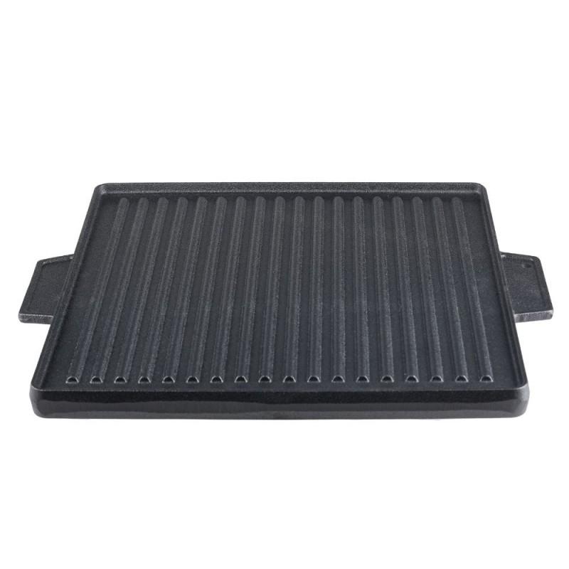 Double-sided cast iron grill plate, 38x38 cm - Product Comparison