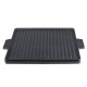 Double-sided cast iron grill plate, 38x38 cm | Cast iron plate Double-sided cast iron grill plate, 38x38 cm | Cast iron plate | |