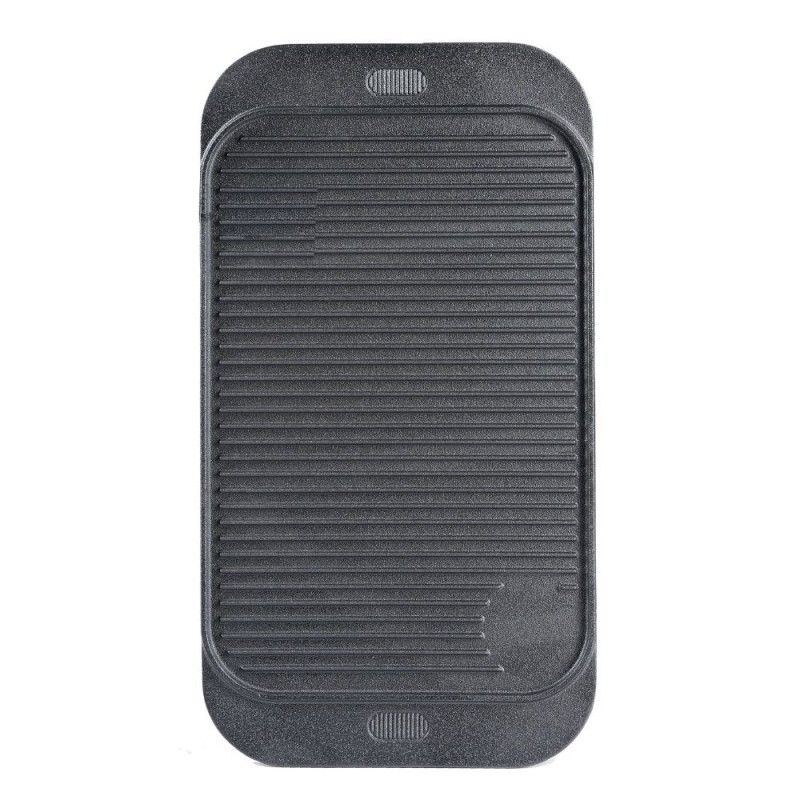Double-sided cast iron grill plate, 48x26 cm - Cast iron plate