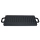 Double-sided cast iron grill plate, 38x23 cm | Cast iron plate Double-sided cast iron grill plate, 38x23 cm | Cast iron plate | |