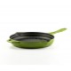 Enameled cast iron grill pan Hosse, Bamboo, Ф24cm | Cast iron grill pan | Cast iron pan |