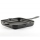 Enameled cast iron grill pan Hosse, Black Onyx, 28x28cm | Cast iron grill pan | Cast iron pan |