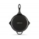 Enameled cast iron pan Hosse, Black Onyx, Ф28cm | Flat cast iron pan | Cast iron pan |