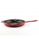 Enameled cast iron pan Hosse, Rubin, Ф24cm | Flat cast iron pan | Cast iron pan |