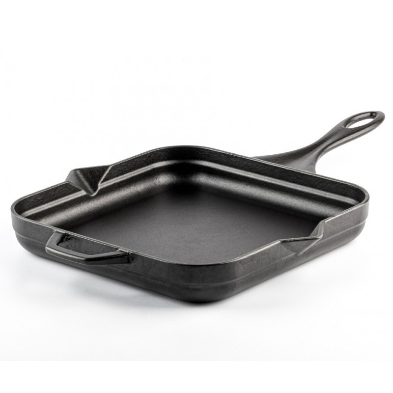 Enameled cast iron pan Hosse, Black Onyx, 28x28cm - Cast iron pan