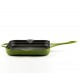 Enameled cast iron pan Hosse, Bamboo, 28x28cm | Flat cast iron pan | Cast iron pan |