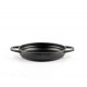 Enameled cast iron pan with two handles Hosse, Black Onyx, Ф16cm | Flat cast iron pan | Cast iron pan |