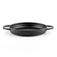 Enameled cast iron pan with two handles Hosse, Black Onyx, Ф22cm | Flat cast iron pan | Cast iron pan |