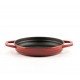 Enameled cast iron pan with two handles Hosse Hosse, Rubin, Ф19cm | Flat cast iron pan | Cast iron pan |