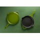 Enameled cast iron grill pan Hosse, Bamboo, Ф24cm | Cast iron grill pan | Cast iron pan |