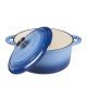 Enameled cast iron pot, Blue, Ф22 | Cast iron pot Enameled cast iron pot, Blue, Ф22 | Cast iron pot | |