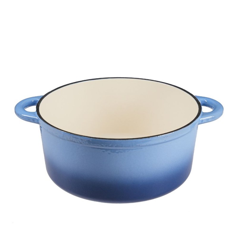 Enameled cast iron pot, Blue, Ф22 | Cast iron pot Enameled cast iron pot, Blue, Ф22 | Cast iron pot | |