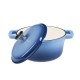 Enameled cast iron pot, Blue, Ф24 | Cast iron pot Enameled cast iron pot, Blue, Ф24 | Cast iron pot | |