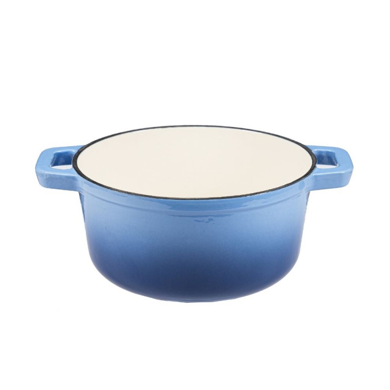 Enameled cast iron pot, Blue, Ф24 | Cast iron pot Enameled cast iron pot, Blue, Ф24 | Cast iron pot | |